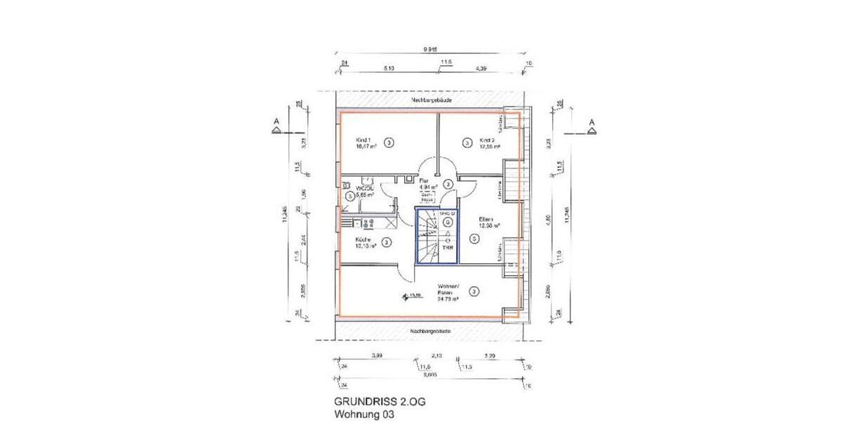 Dachgeschoßwohnung Brühl - 4 Zimmer, 87 m&sup2;, 379.000&euro; | Angebot:25399748