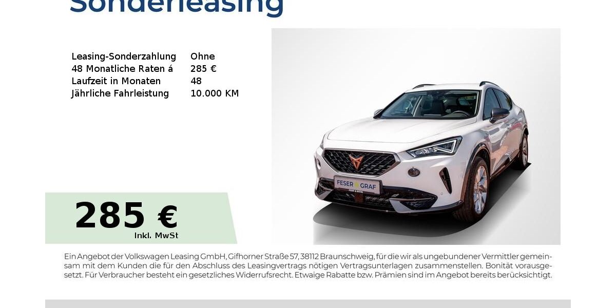 Cupra Formentor 17.487 km 23.950 &euro; Bernburg 06406