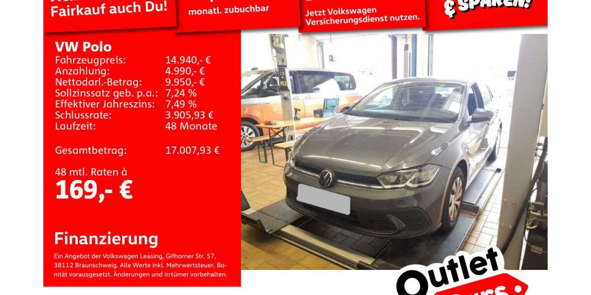 VW Polo 31.934 km 14.791 &euro; Mannheim 68309
