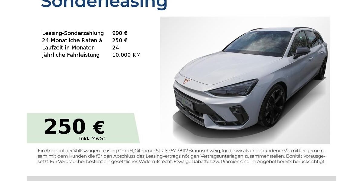 Cupra Leon 28.650 km 30.880 &euro; Baiersdorf 91083
