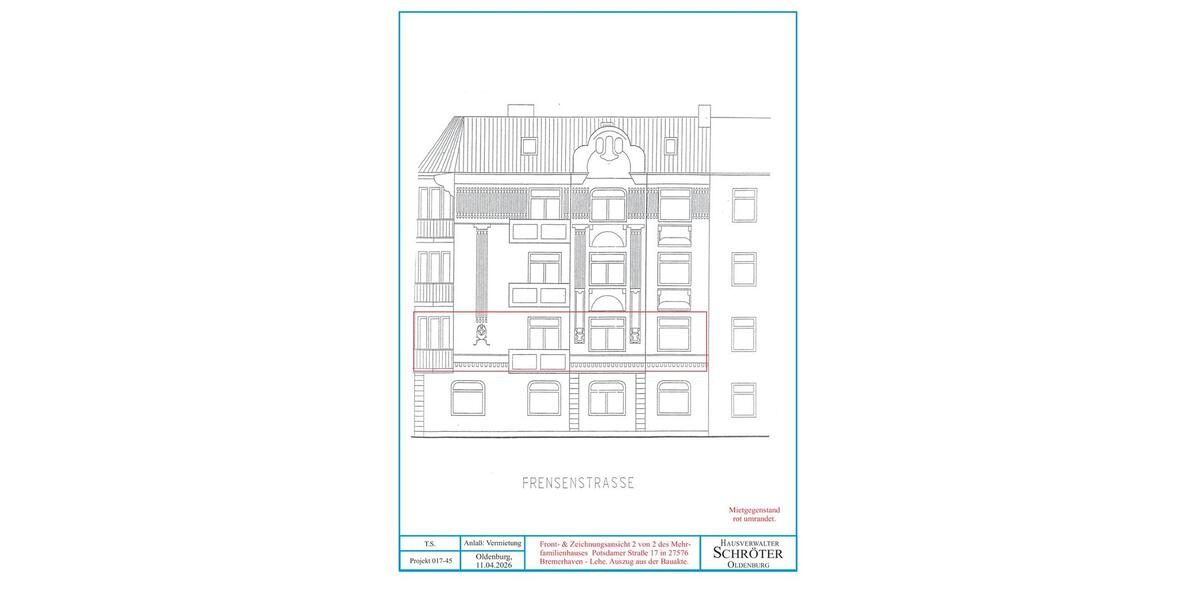 Etagenwohnung Bremerhaven - 5 Zimmer, 106 m&sup2;, 970&euro; | Angebot:26148722