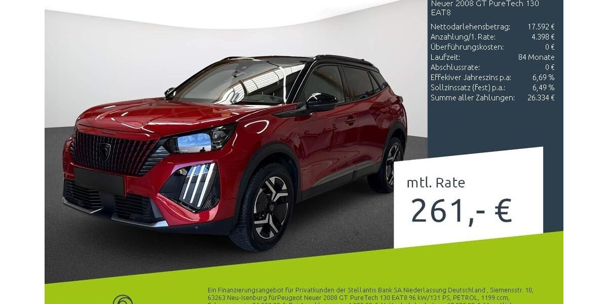 Peugeot 2008 26.159 km 21.990 &euro; Dülmen 48249