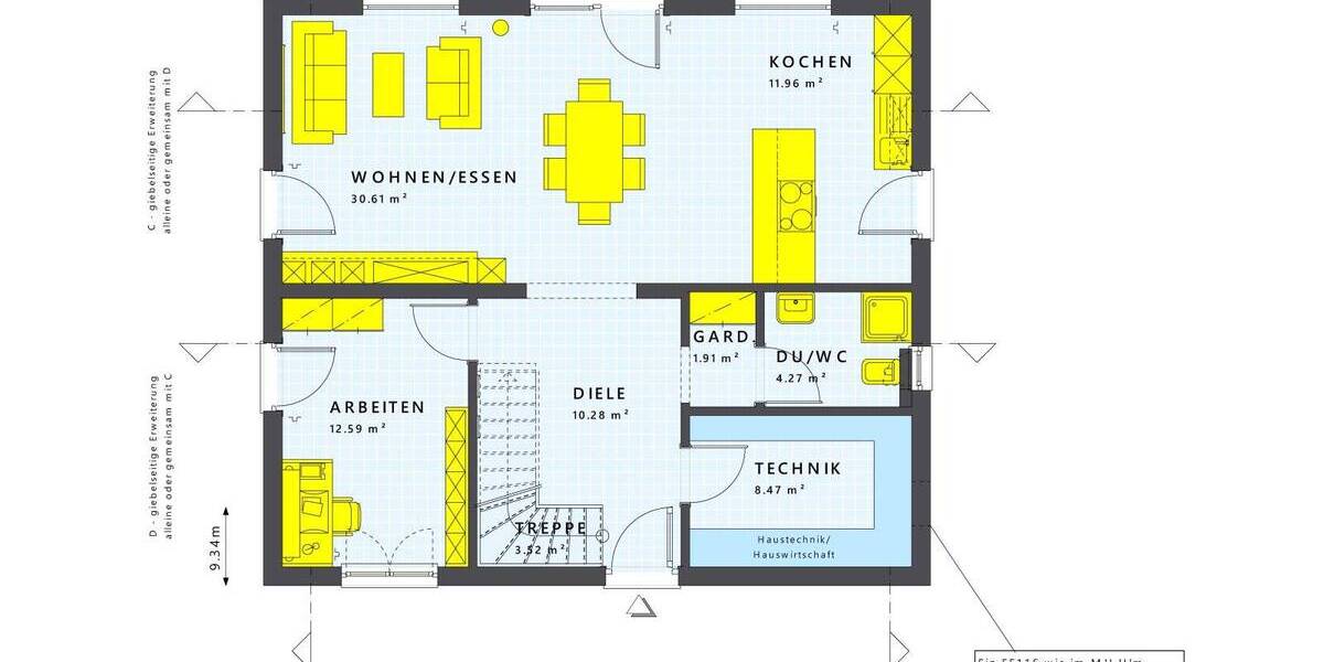 Einfamilienhaus Trebbin Blankensee - 5 Zimmer, 166 m&sup2;, 578.000&euro; | Angebot:26437365