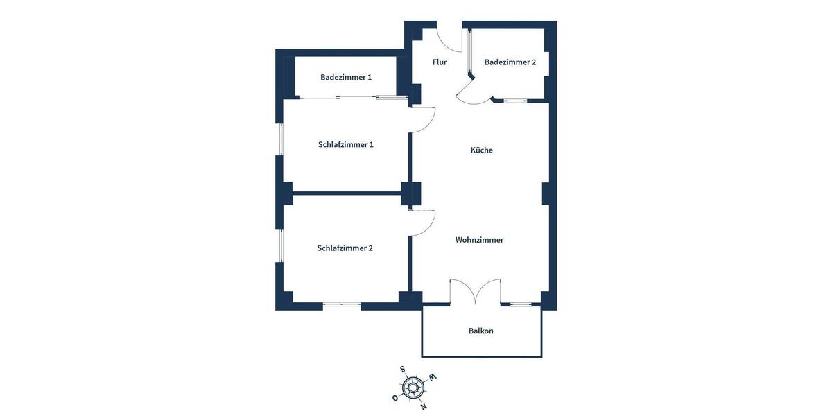 Etagenwohnung Barth (WE 1.1) Stadtkern - 3 Zimmer, 65 m&sup2;, 417.750&euro; | Angebot:26806297