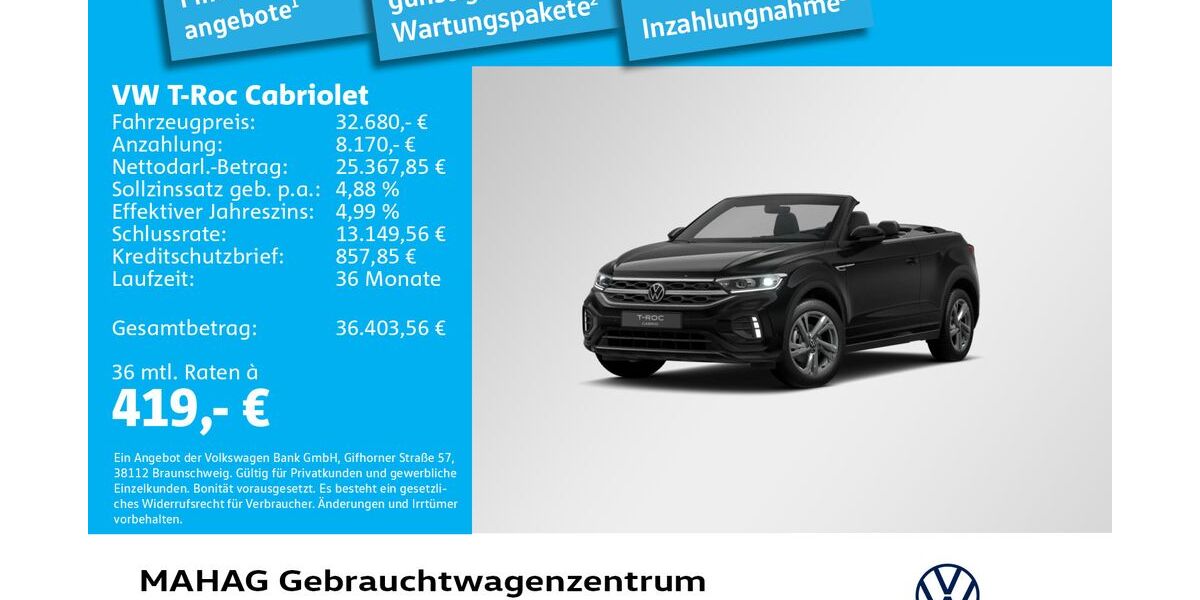VW T-Roc 14.691 km 32.680 &euro; München 80935
