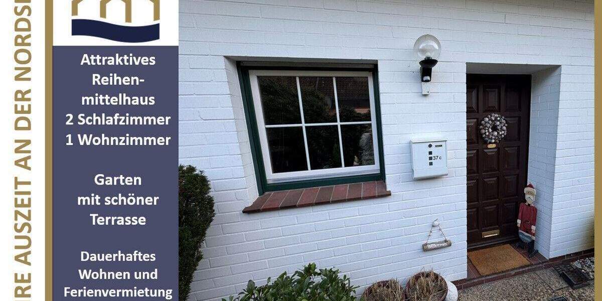 Reihenmittelhaus Varel / Dangast Dangast - 2 Zimmer, 48 m&sup2;, 199.500&euro; | Angebot:25107220