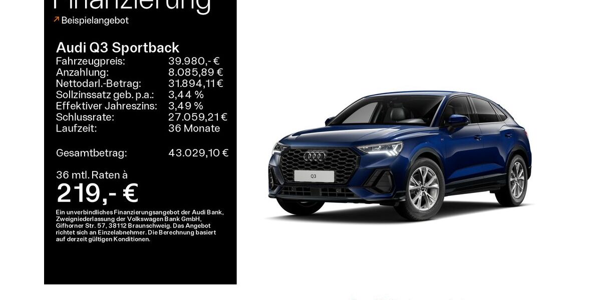 Audi Q3 19.340 km 39.980 &euro; Haßfurt 97437