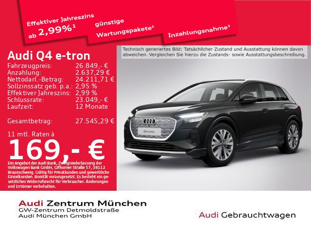 Audi Q4 e-tron 26.119 km 26.849 € München 80935