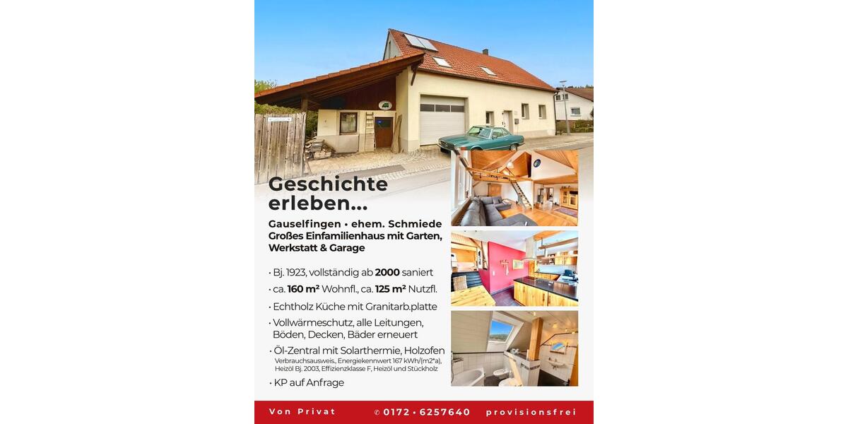 Einfamilienhaus Burladingen - 6 Zimmer, 160 m&sup2;, 349.000&euro; | Angebot:27103192