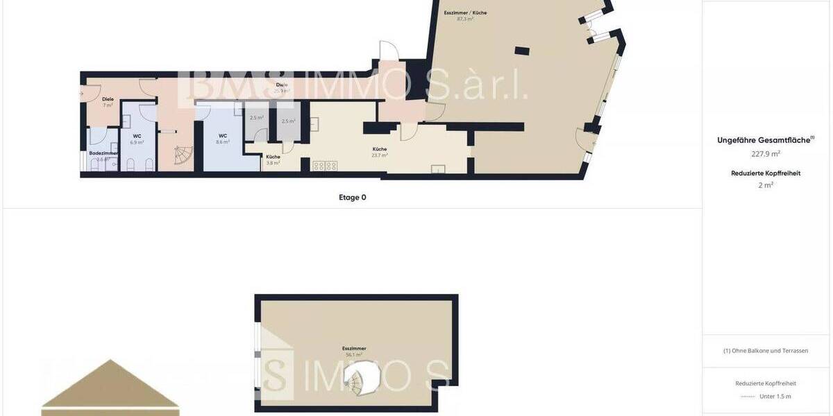 Gewerbeobjekt Trier Innenstadt - 2 Zimmer, 125.000&euro; | Angebot:25741464