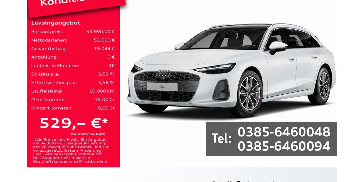 Audi A6 13.300 km 53.990 &euro; Schwerin 19061