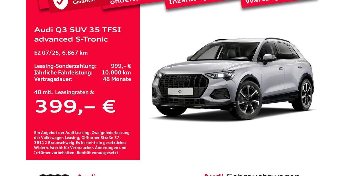 Audi Q3 6.867 km 40.847 &euro; Bremen 28207