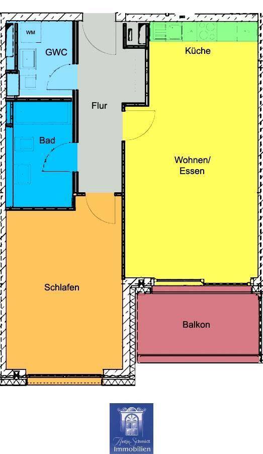 Charmante NeubauWohnung mit hofseitigem Balkon, Fußbodenheizung, EBK, Gäste-WC!
