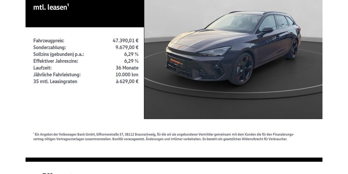 Cupra Leon 8.000 km 47.390 &euro; Nordhausen 99734