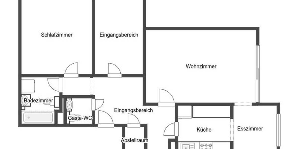 Etagenwohnung Kamen Kamen-Mitte - 3 Zimmer, 82 m&sup2;, 199.000&euro; | Angebot:26391105