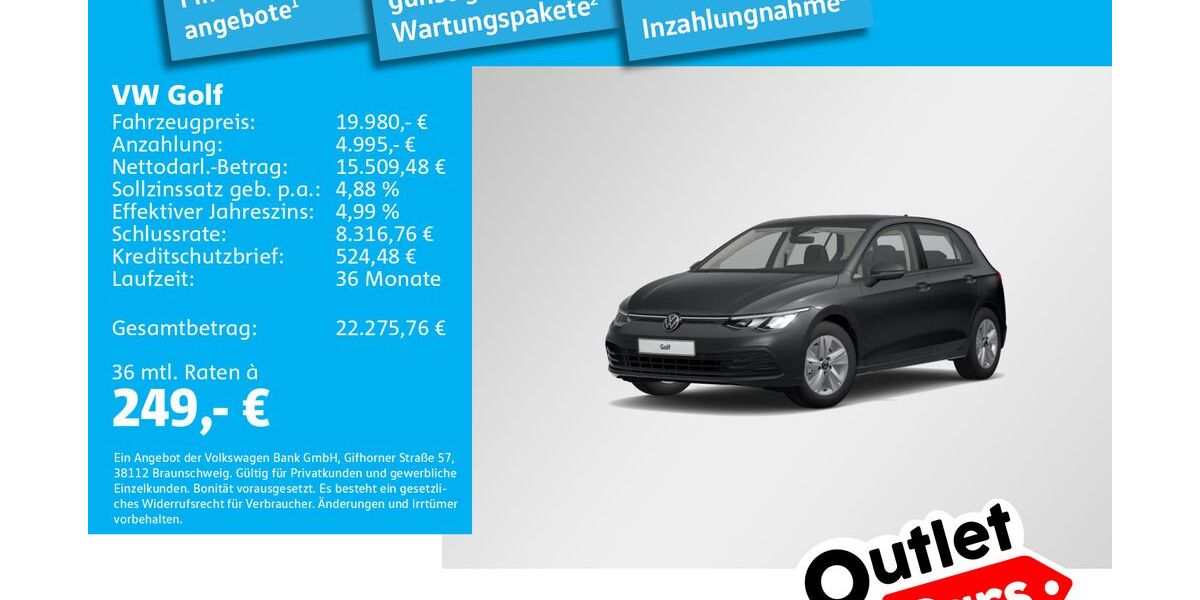 VW Golf 70.015 km 19.980 &euro; Dachau 85221