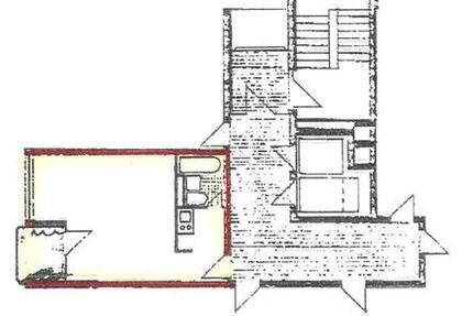 1. Zimmer Wohnung Voltmerstr 47 voll möbliert zimmer