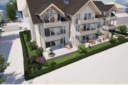 Grenznah 3 Zi. EG mit Terrasse ca. 79 m² - Wohnung 2 - Siegfriedstr. 4, 79787 Lauchringen - Neubau KFW40 3 zimmer