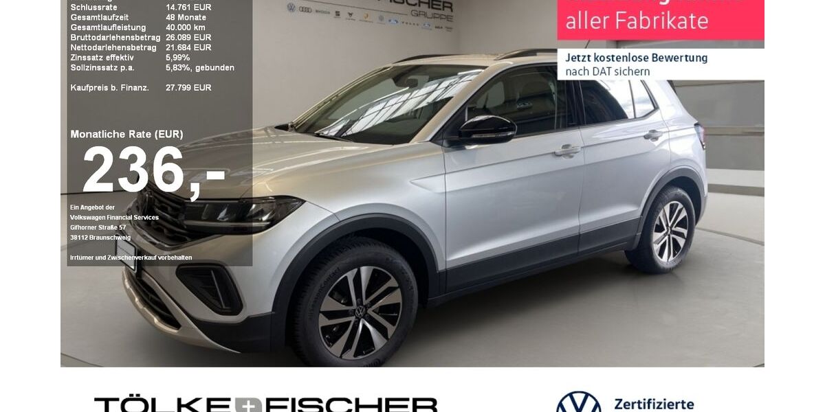 VW T-Cross 1.553 km 27.799 &euro; Krefeld 47805