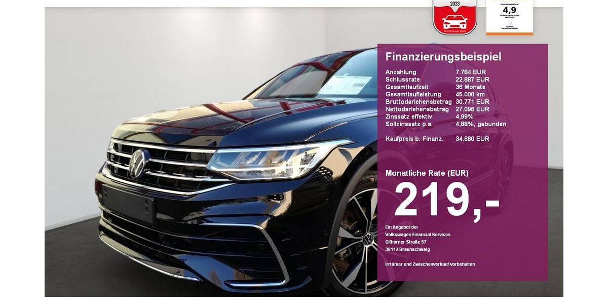 VW Tiguan 38.500 km 34.880 &euro; Albbruck 79774