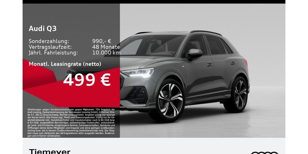 Audi Q3 4.990 km 53.990 € Bochum 44809
