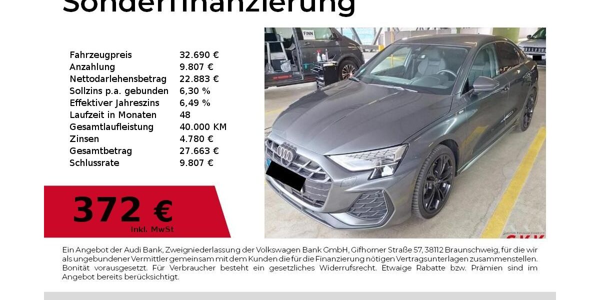 Audi A3 29.800 km 32.690 &euro; Nürnberg 90411