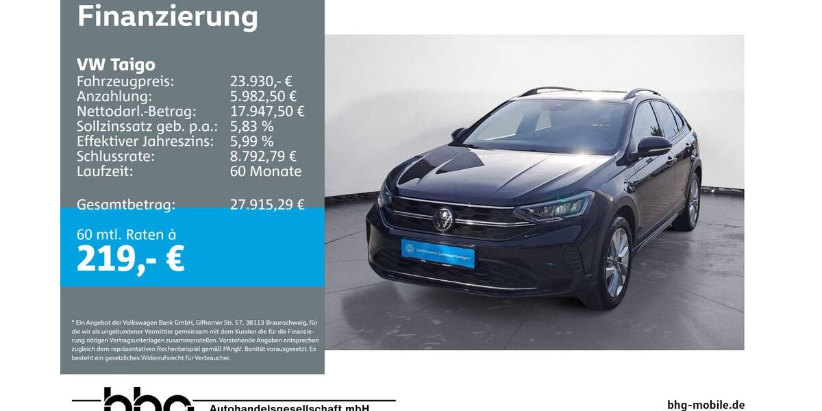 VW Taigo 11.000 km 23.330 &euro; Rottweil 78628