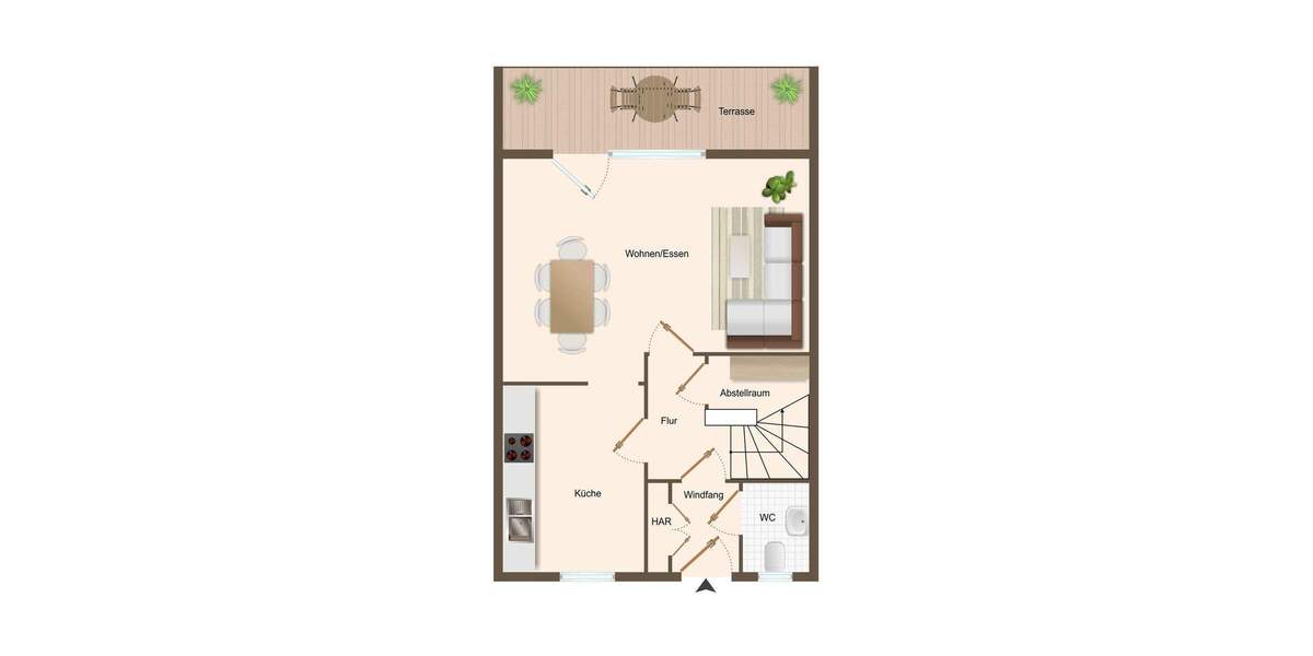 Reihenmittelhaus Kerken / Aldekerk Aldekerk - 4 Zimmer, 103 m&sup2;, 298.000&euro; | Angebot:24111924