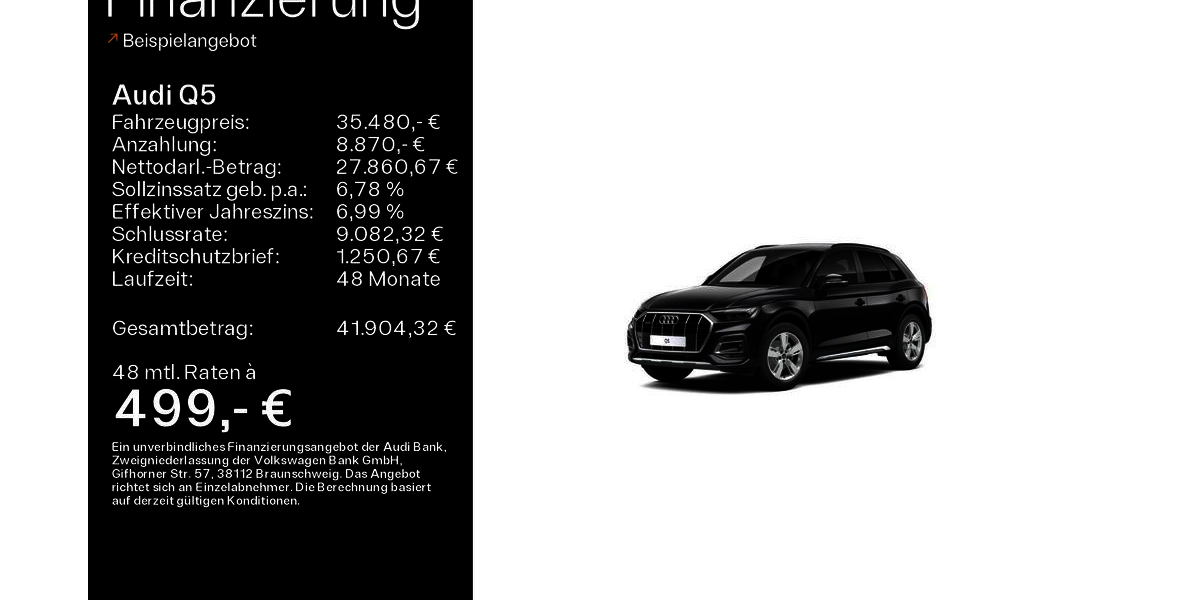 Audi Q5 75.100 km 35.480 &euro; Lichtenfels 96215