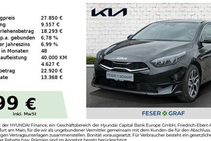 Kia ceed / Ceed 9.743 km 27.850 &euro; Schwabach 91126