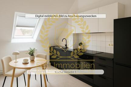 Helle 1-Raum-Wohnung im Dachgeschoss – ruhig gelegen, gut angebunden, bezugsbereit