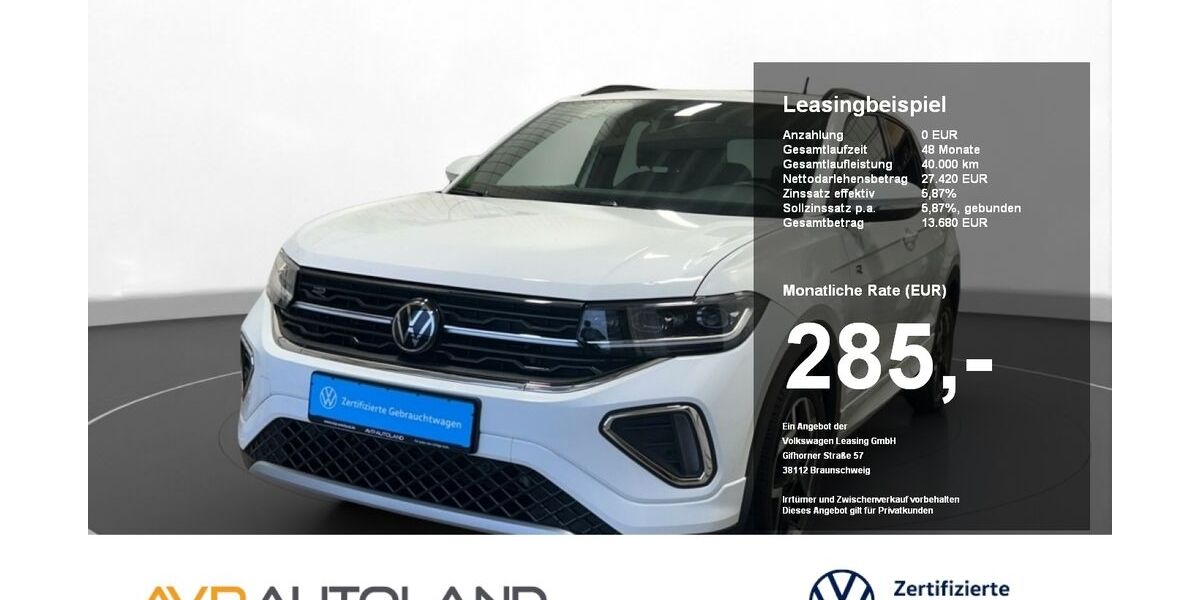 VW T-Cross 28.162 km 26.530 € Dingolfing 84130