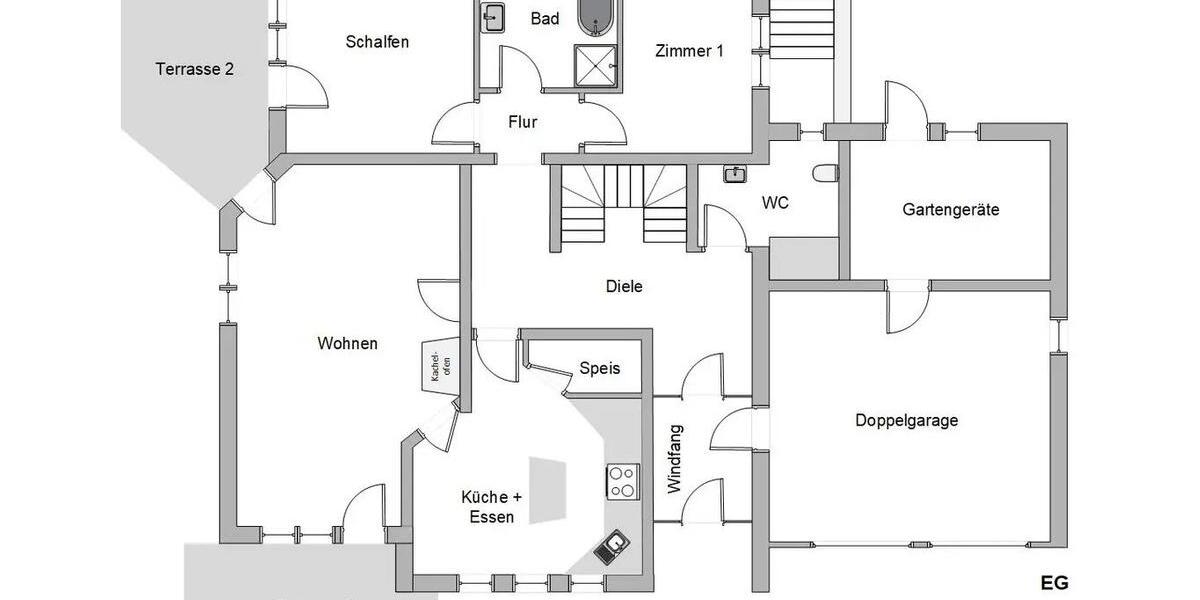 Einfamilienhaus Dettelbach - 8 Zimmer, 266 m&sup2;, 550.000&euro; | Angebot:26395311