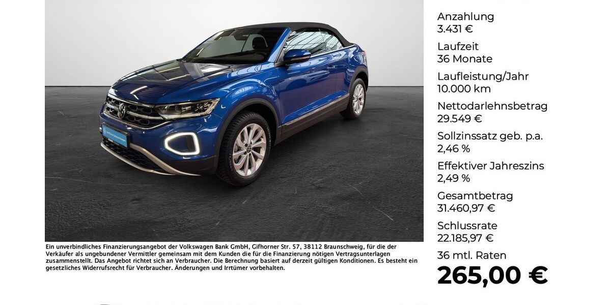 VW T-Roc 3.974 km 32.980 &euro; Osnabrück 49078