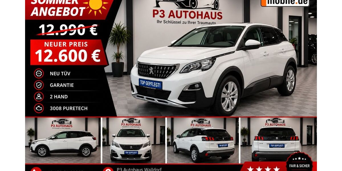 Peugeot 3008 120.543 km 12.600 &euro; Mörfelden-Walldorf 64546
