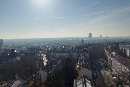 Stilvolle 64 m² Penthouse-Wohnung im Hochhaus mit Skylineblick 2 zimmer