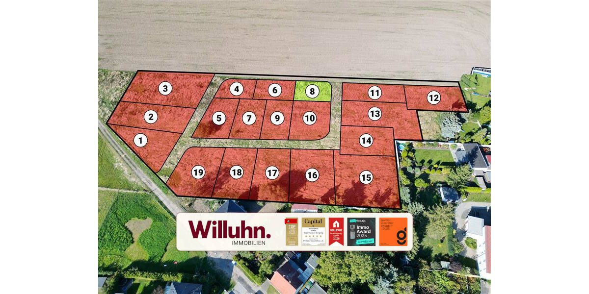 Grundstück Krostitz - 110.400&euro; | Angebot:26451066