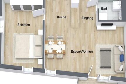 Wohnung Konstanz Konstanz-Fürstenberg - 2 Zimmer, 65 m&sup2;, 1.190&euro; | Angebot:25376681