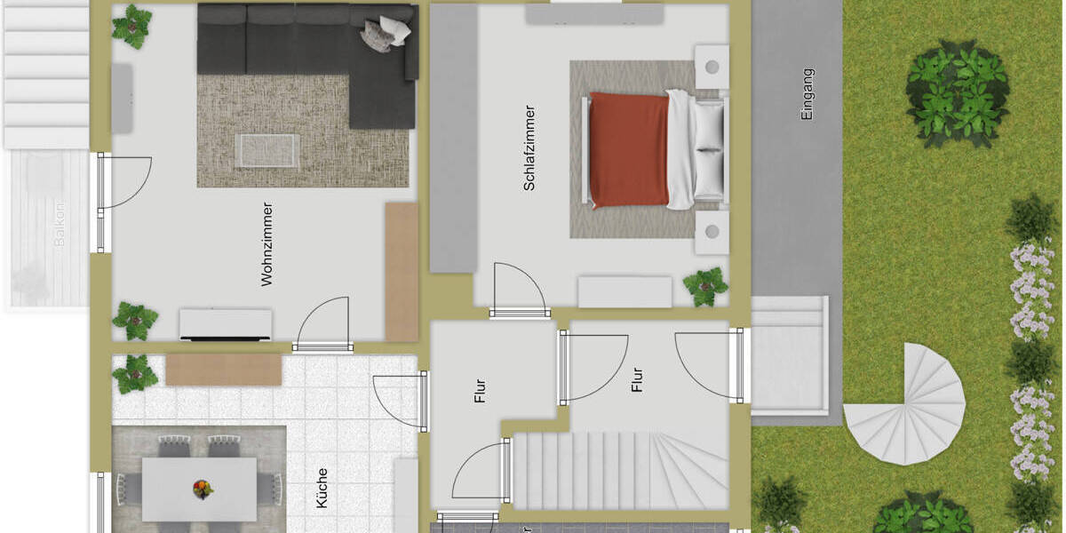 Doppelhaushälfte Lindau Reutin - 5 Zimmer, 125 m&sup2;, 649.000&euro; | Angebot:25740455