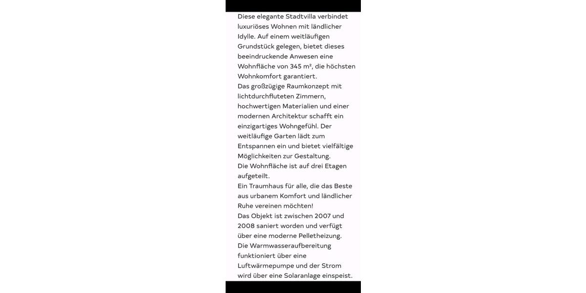 Einfamilienhaus Jüterbog - 7 Zimmer, 345 m&sup2;, 450.000&euro; | Angebot:24306672