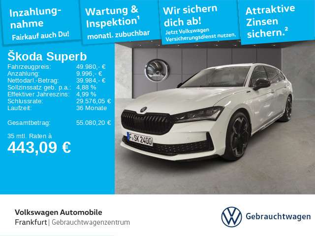 Skoda Superb 16.774 km 49.980 &euro; Frankfurt 60326