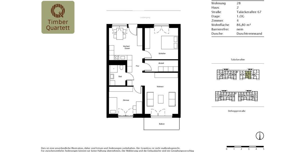 Etagenwohnung Künzelsau - 3 Zimmer, 87 m&sup2;, 612&euro; | Angebot:24416307