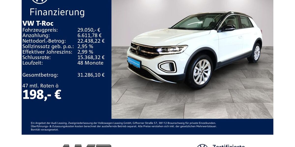 VW T-Roc 18.690 km 28.480 € Borna 04552