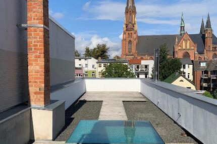 Große Maisonettewohnung mit Dachterrasse und Blick über den Dächern Schwerins 5 zimmer