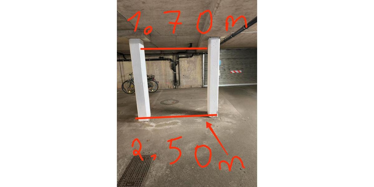 Parkplatz Tiefgarage zimmer