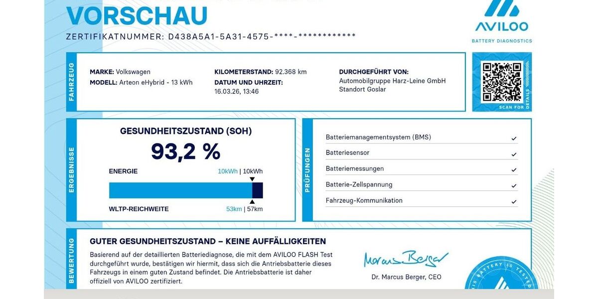 VW Arteon 92.367 km 28.290 &euro; Goslar 38644