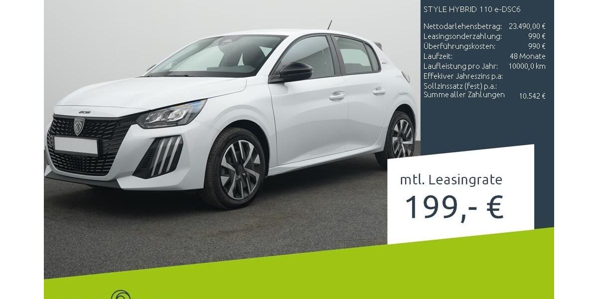 Peugeot 208 1.500 km 23.370 &euro; Borken 46325