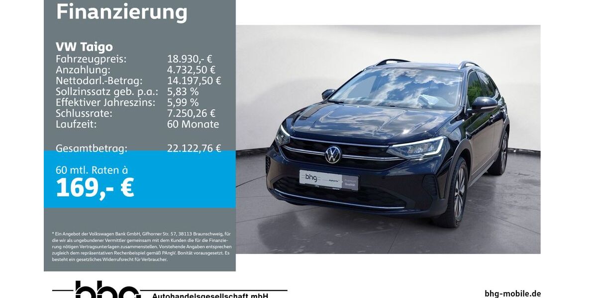 VW Taigo 8.651 km 18.930 &euro; Reutlingen 72770