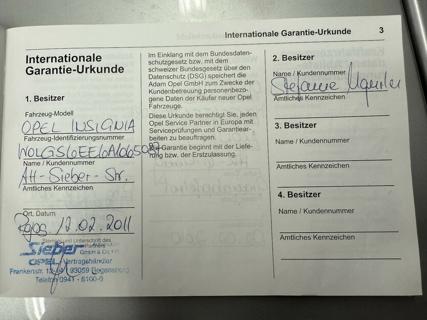 Opel Insignia A 2.0 Turbo 16V OPC Line paket1 197.430 km 2.650 € Schorndorf 73614