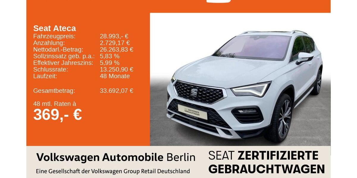Seat Ateca 34.010 km 28.993 &euro; Berlin 13089